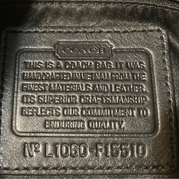 Vintage Black Coach Purse - Picture 11 of 11